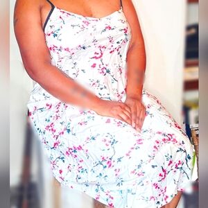 Intimissimi Italian lingerie white floral gown OS